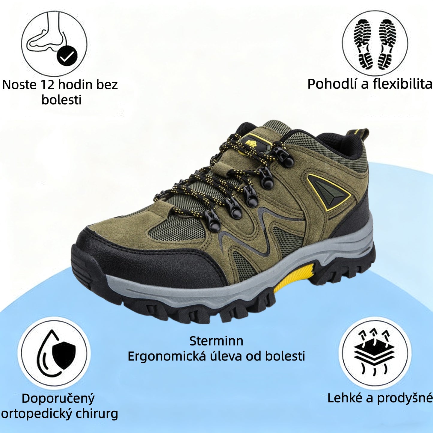 【⏰50% sleva dnes - Končí brzy🔥】Step Zero - deconr® IV ergonomická ortopedická obuv pro úlevu od bolesti zad, kloubů a nohou (2025)