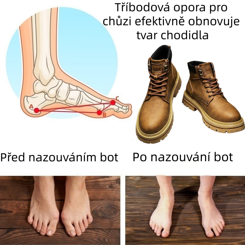 🔥【⏰50% sleva dnes - Končí brzy】Ergonomická ortopedická obuv - prémiová italská kůže + ručně šitá - 👞