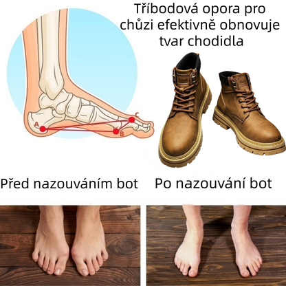 🔥【⏰50% sleva dnes - Končí brzy】Ergonomická ortopedická obuv - prémiová italská kůže + ručně šitá - 👞