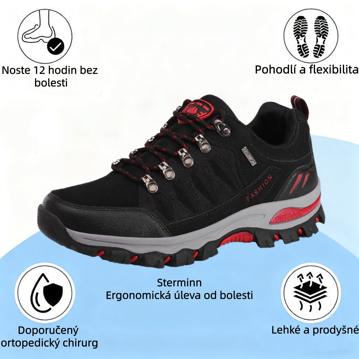 【⏰50% sleva dnes - Končí brzy🔥】Step Zero - deconr® IV ergonomická ortopedická obuv pro úlevu od bolesti zad, kloubů a nohou (2025)