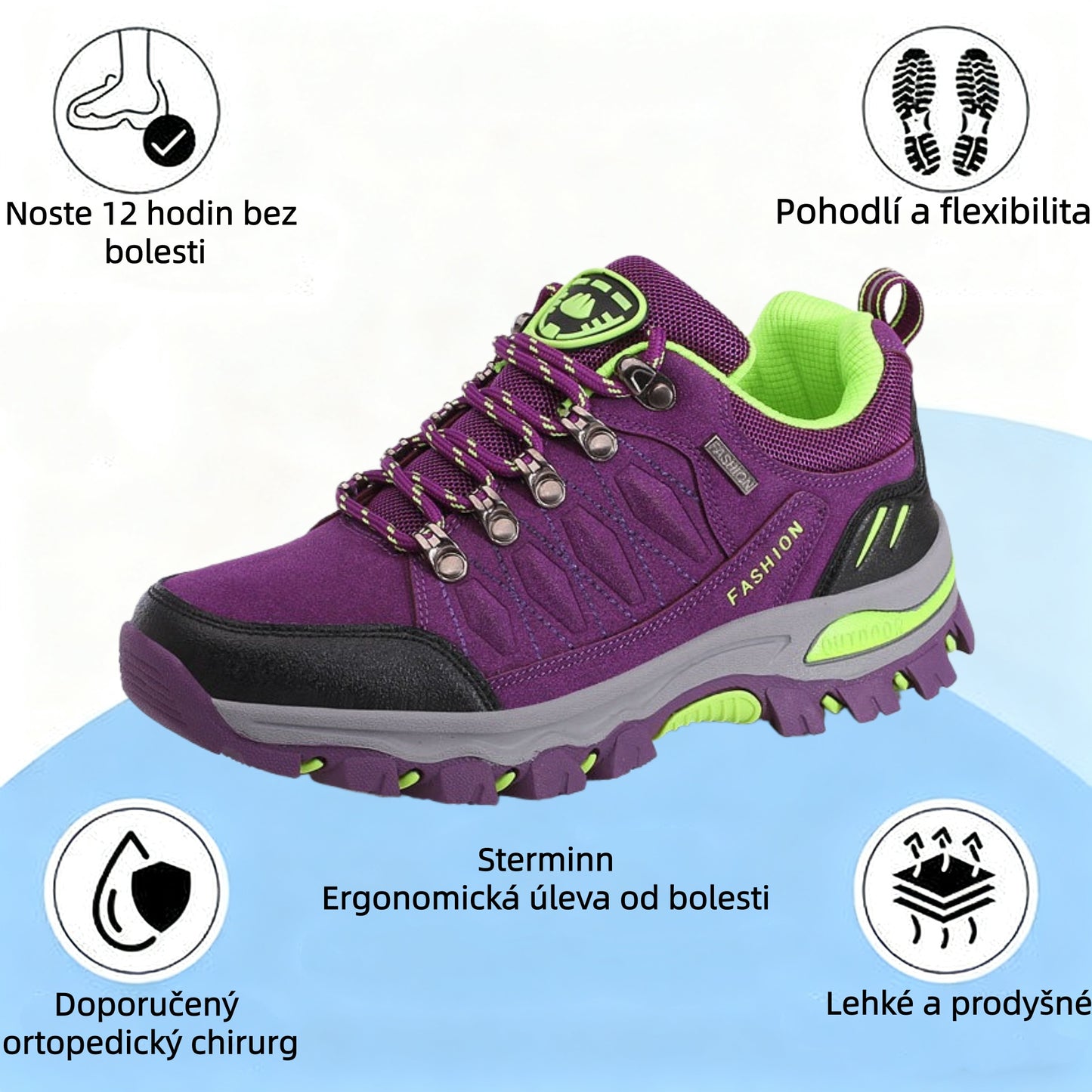 【⏰50% sleva dnes - Končí brzy🔥】Step Zero - deconr® IV ergonomická ortopedická obuv pro úlevu od bolesti zad, kloubů a nohou (2025)