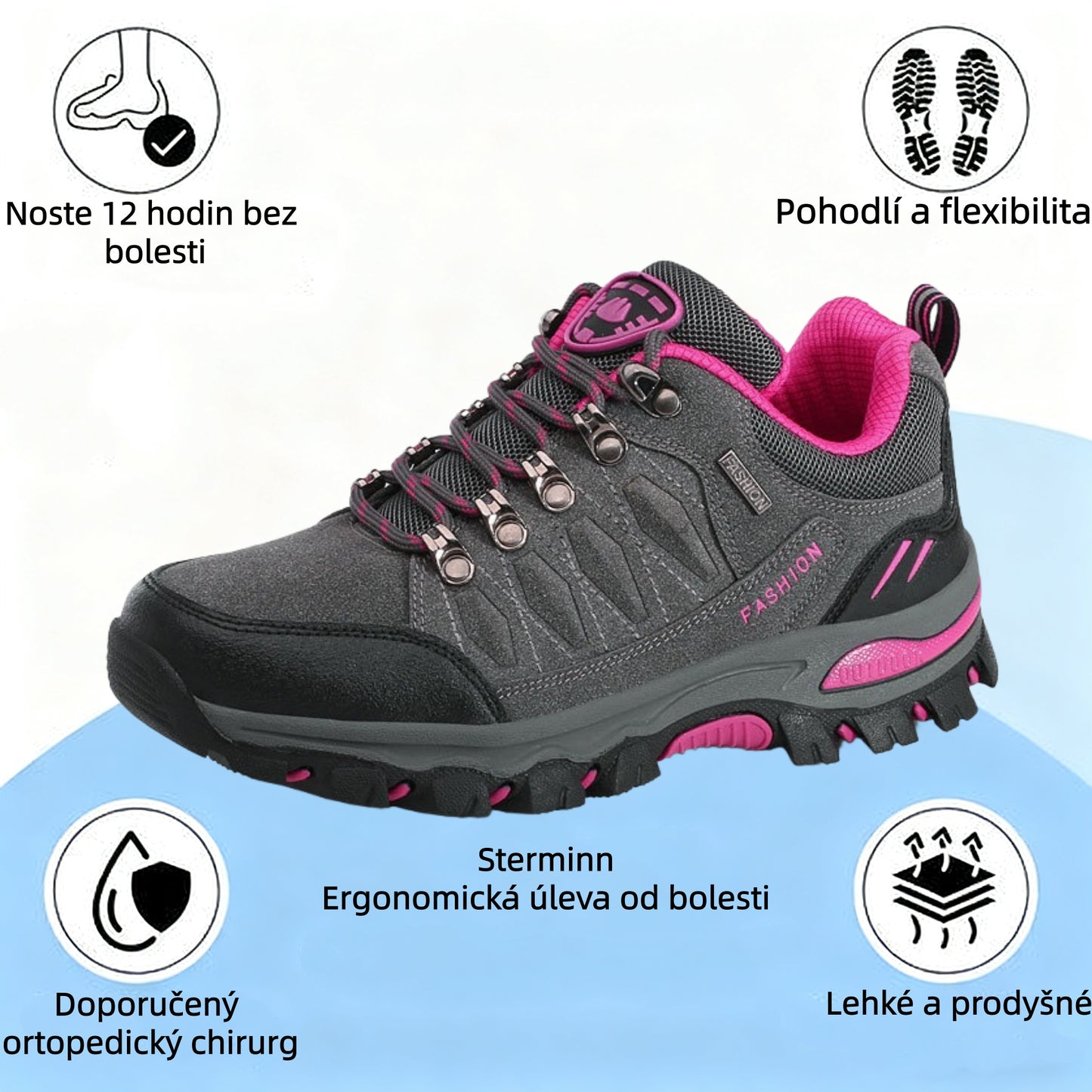 【⏰50% sleva dnes - Končí brzy🔥】Step Zero - deconr® IV ergonomická ortopedická obuv pro úlevu od bolesti zad, kloubů a nohou (2025)