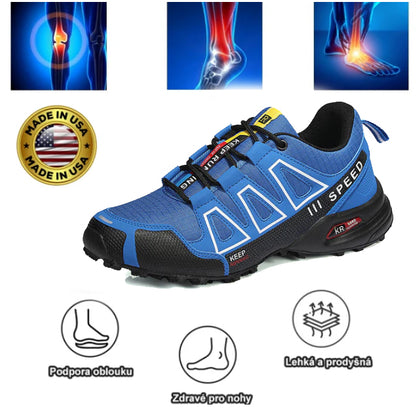 Ortopedická turistická obuv Deconr® | Ergonomicky navržená pro úlevu od bolesti zad, nohou a kloubů.