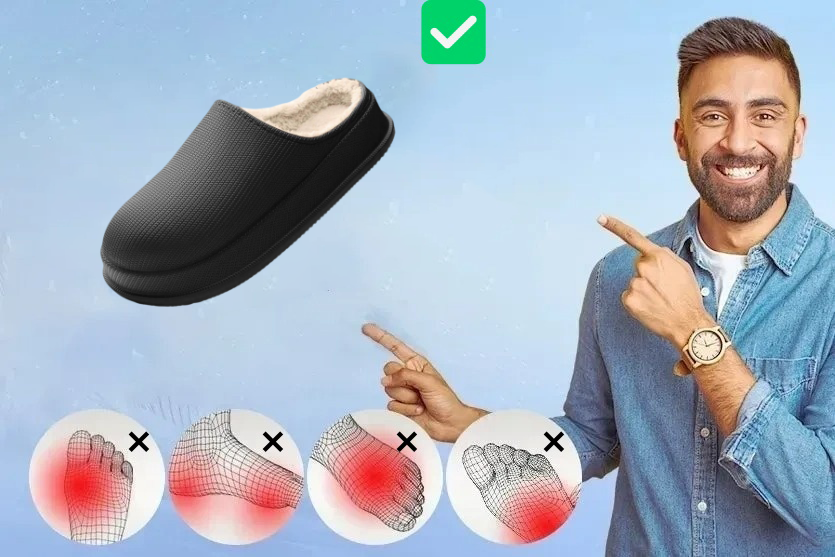 (🔥🚨 Časově omezená sleva 61 % - Poslední den!!) Vlněné pantofle Steminn - Ergonomické a protiskluzové zimní pantofleVlněné pantofle Sterminn - Ergonomické a protiskluzové zimní pantofle