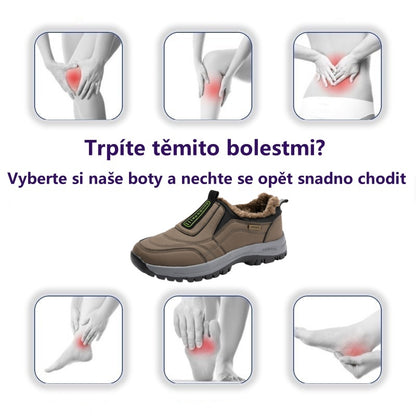 ⚡Omezený slevy 50% —— Ergonomická ortopedická obuv s chloupkatou podšívkou, ulevuje od bolestí nohou, zad a kloubů, unisex
