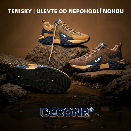 Ortopedická obuv deconr® | Ergonomicky tvarovaná, měkká a pohodlná, zmírňuje únavu nohou po dlouhém dni.