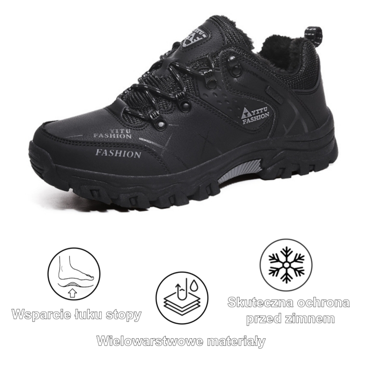 [⏰Dnes sleva 50 % – nenechte si ujít] Ergonomické trekingové boty – prémiová kůže + teplo 👞