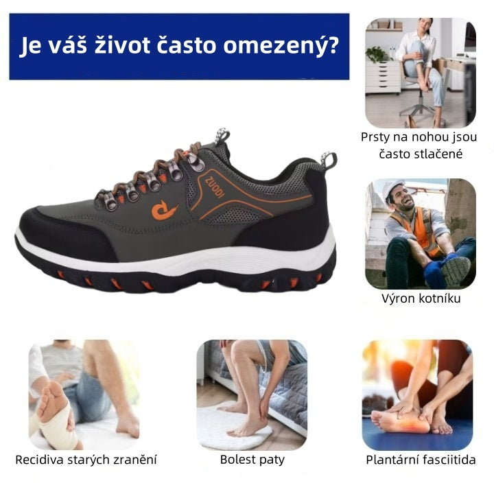Ortopedická obuv deconr® – Ergonomicky navržená pro úlevu od bolesti zad, kloubů a nohou – Unisex.