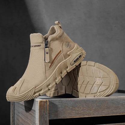 🐂 Pánské boty z telecí kůže, vyrobené v Austrálii 👞 Ručně šité, snadné nazouvání a zouvání ✅ Podpora klenby, voděodolné a protiskluzové: pro pohodlnou chůzi