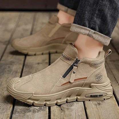 🐂 Pánské boty z telecí kůže, vyrobené v Austrálii 👞 Ručně šité, snadné nazouvání a zouvání ✅ Podpora klenby, voděodolné a protiskluzové: pro pohodlnou chůzi