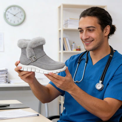 deconr® - Ergonomicky tvarovaná zimní ortopedická obuv pro úlevu od bolesti nohou, kolen a zad - Dámské