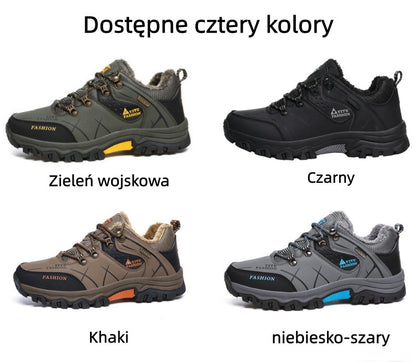 [⏰Dnes sleva 50 % – nenechte si ujít] Ergonomické trekingové boty – prémiová kůže + teplo 👞