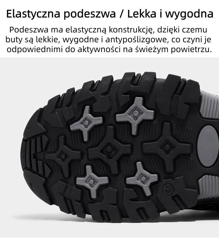 [⏰Dnes sleva 50 % – nenechte si ujít] Ergonomické trekingové boty – prémiová kůže + teplo 👞