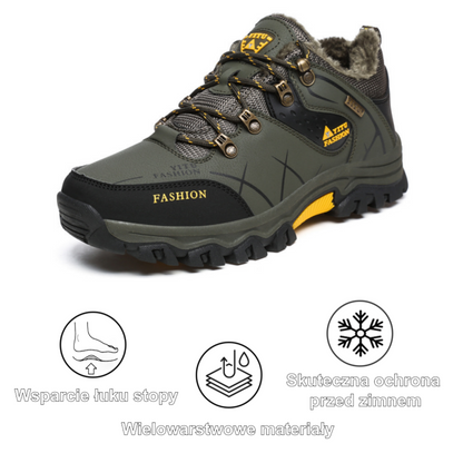 [⏰Dnes sleva 50 % – nenechte si ujít] Ergonomické trekingové boty – prémiová kůže + teplo 👞