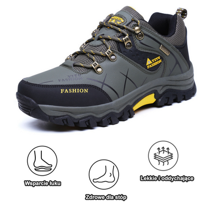 [⏰Dnes sleva 50 % – nenechte si ujít] Ergonomické trekingové boty – prémiová kůže + teplo 👞