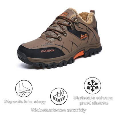 [⏰Dnes sleva 50 % – nenechte si ujít] Ergonomické trekingové boty – prémiová kůže + teplo 👞