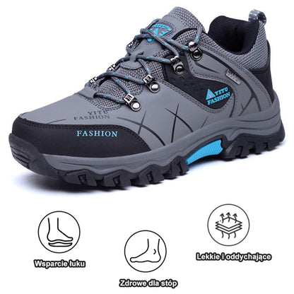 [⏰Dnes sleva 50 % – nenechte si ujít] Ergonomické trekingové boty – prémiová kůže + teplo 👞