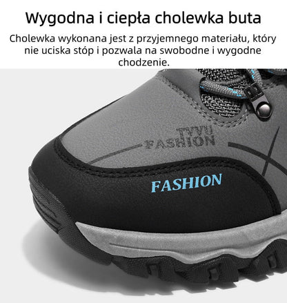 [⏰Dnes sleva 50 % – nenechte si ujít] Ergonomické trekingové boty – prémiová kůže + teplo 👞