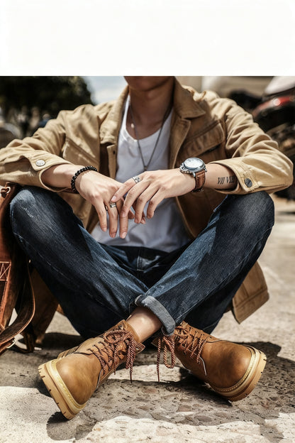 🔥【⏰50% sleva dnes - Končí brzy】Ergonomická ortopedická obuv - prémiová italská kůže + ručně šitá - 👞