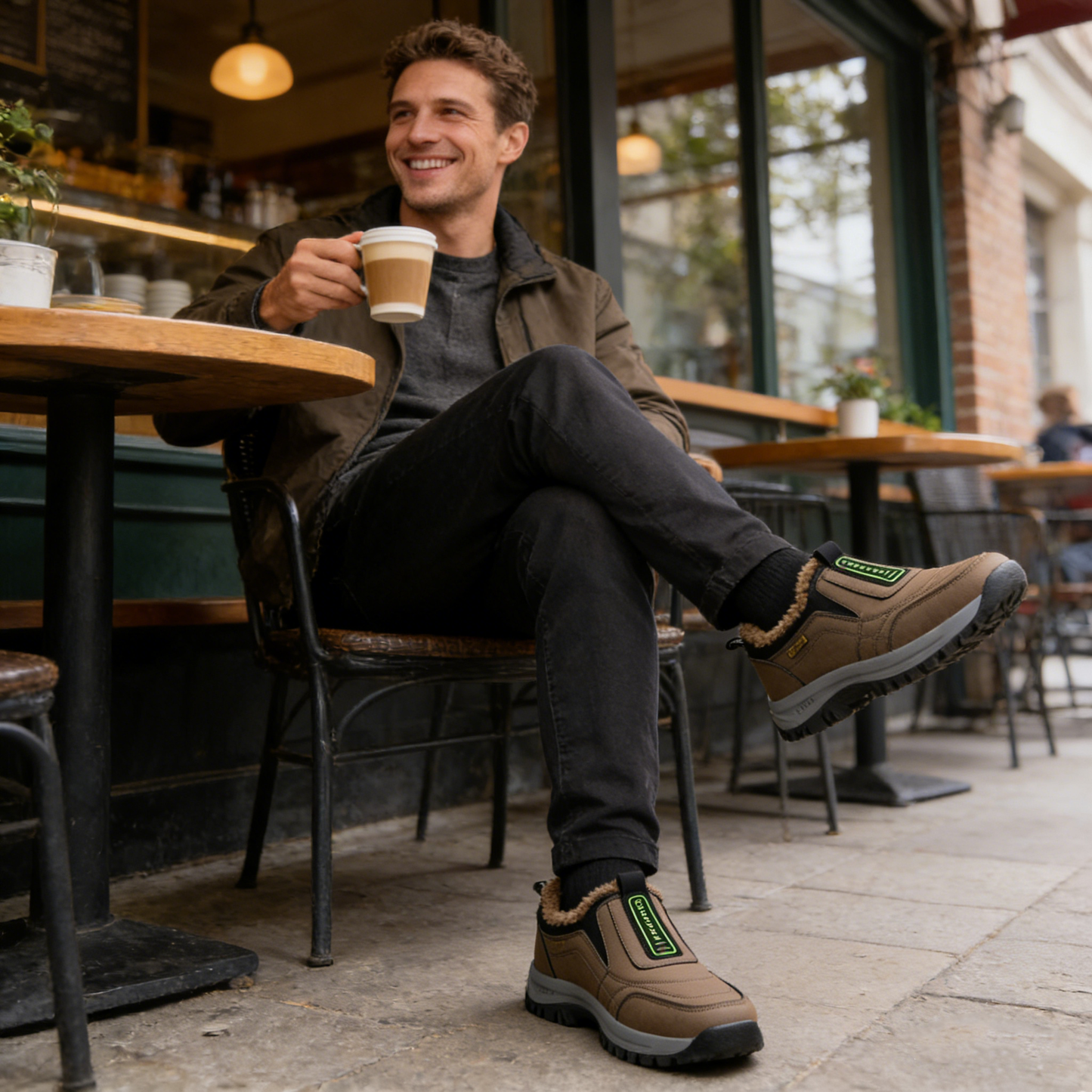 ⚡Omezený slevy 50% —— Ergonomická ortopedická obuv s chloupkatou podšívkou, ulevuje od bolestí nohou, zad a kloubů, unisex