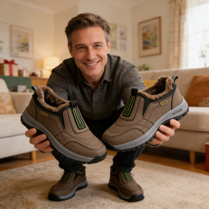 ⚡Omezený slevy 50% —— Ergonomická ortopedická obuv s chloupkatou podšívkou, ulevuje od bolestí nohou, zad a kloubů, unisex