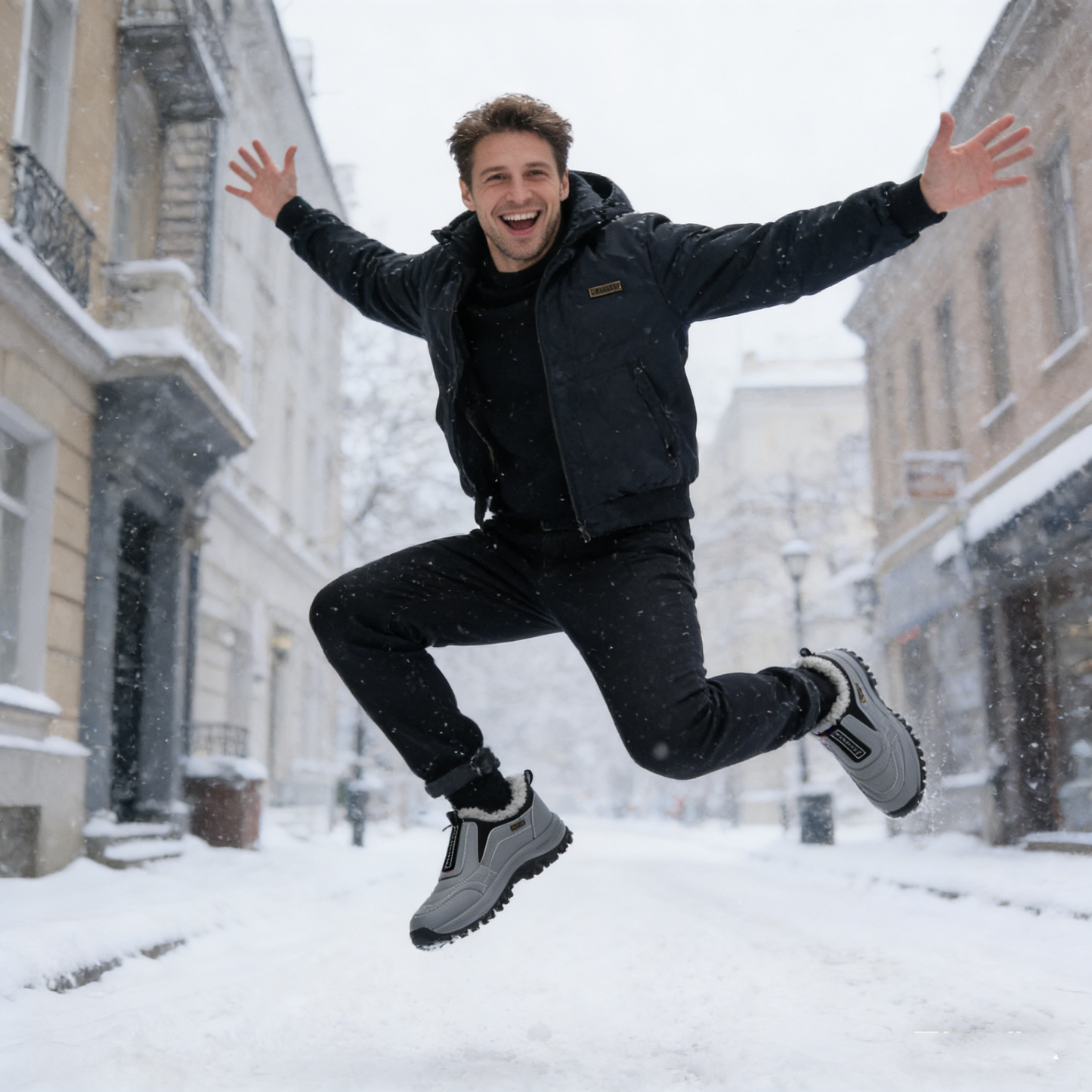 ⚡Omezený slevy 50% —— Ergonomická ortopedická obuv s chloupkatou podšívkou, ulevuje od bolestí nohou, zad a kloubů, unisex