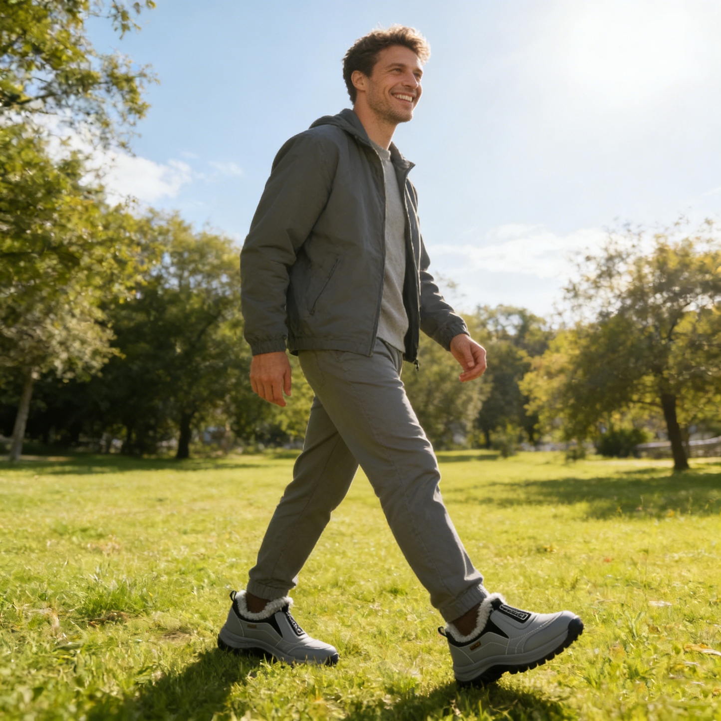 ⚡Omezený slevy 50% —— Ergonomická ortopedická obuv s chloupkatou podšívkou, ulevuje od bolestí nohou, zad a kloubů, unisex