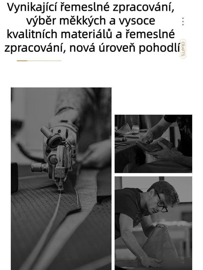 🔥【⏰50% sleva dnes - Končí brzy】Ergonomická ortopedická obuv - prémiová italská kůže + ručně šitá - 👞