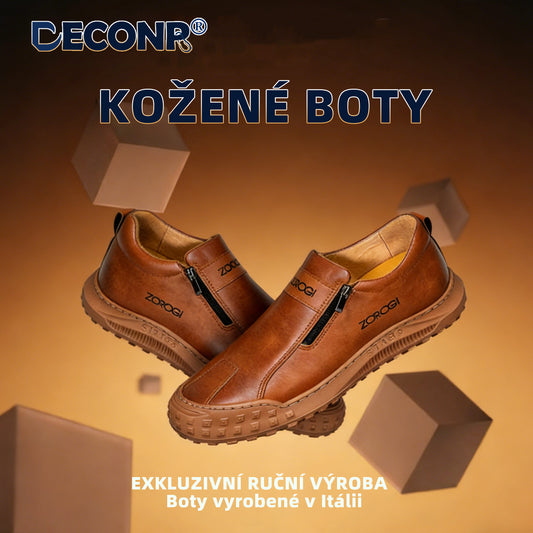 🐂【Inteligentní vložka do bot s umělou inteligencí】Vysoce kvalitní kůže + ručně šitá: nutnost pro muže🔴Přenosná podiatrická ortéza