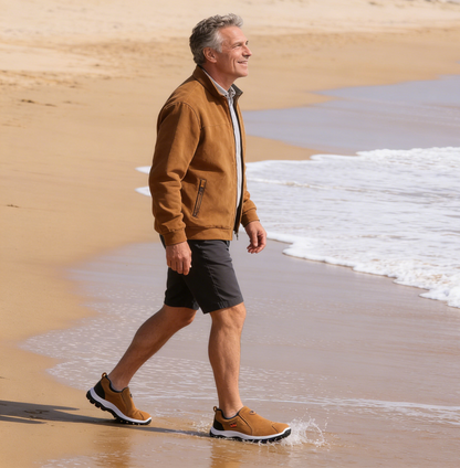 (🔥DNES SLEVA 50 % - NEPŘEHLÉDNĚTE) ⏰ - Měkké a pohodlné italské luxusní semišové ortopedické boty značky ( Zbavte se bolesti nohou)