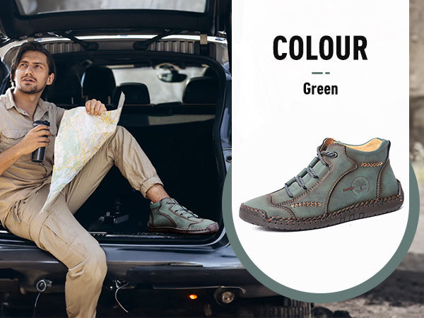 (🔥Dnes sleva 50 % - nenechte si to ujít) ⏰- Měkké a pohodlné italské ručně vyráběné kožené boty (podpora klenby - usnadňuje chůzi)