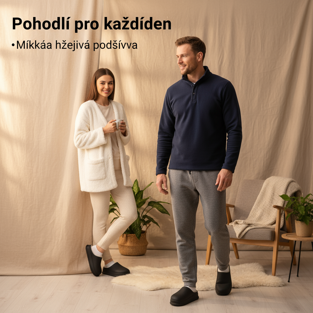 (🔥🚨 Časově omezená sleva 61 % - Poslední den!!) Vlněné pantofle Steminn - Ergonomické a protiskluzové zimní pantofleVlněné pantofle Sterminn - Ergonomické a protiskluzové zimní pantofle