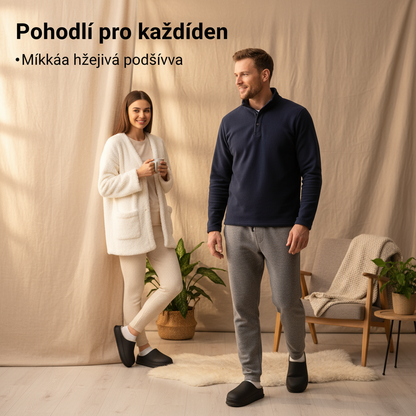 (🔥🚨 Časově omezená sleva 61 % - Poslední den!!) Vlněné pantofle Steminn - Ergonomické a protiskluzové zimní pantofleVlněné pantofle Sterminn - Ergonomické a protiskluzové zimní pantofle