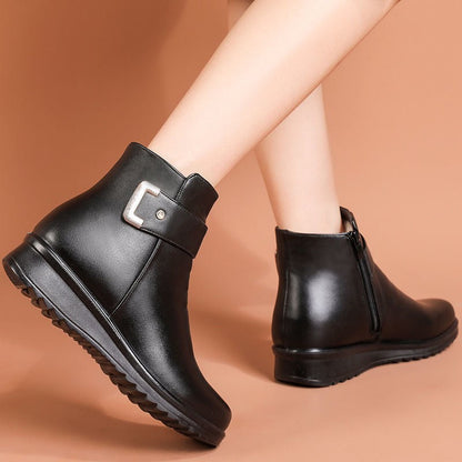 🔥Časově omezená nabídka dnes: sleva 50 %! ⏰- Zimní teplé kožené boty deconr®. 👍Ortopedická obuv navržená speciálně pro ženy. Podpora klenby pro snadnější chůzi.