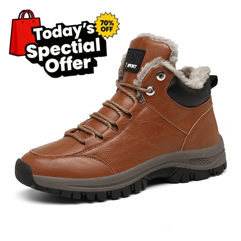 🔥Časově omezená nabídka dnes: sleva 70 %⏰! - zateplené turistické boty deconr®, - ortopedická obuv navržená speciálně pro muže. 👍Podpora klenby pro snadnější chůzi.