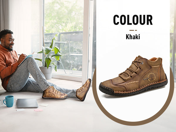 (🔥Dnes sleva 50 % - nenechte si to ujít) ⏰- Měkké a pohodlné italské ručně vyráběné kožené boty (podpora klenby - usnadňuje chůzi)