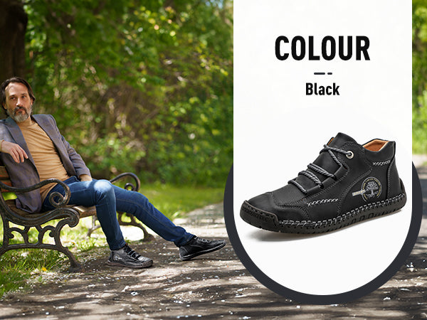 (🔥Dnes sleva 50 % - nenechte si to ujít) ⏰- Měkké a pohodlné italské ručně vyráběné kožené boty (podpora klenby - usnadňuje chůzi)