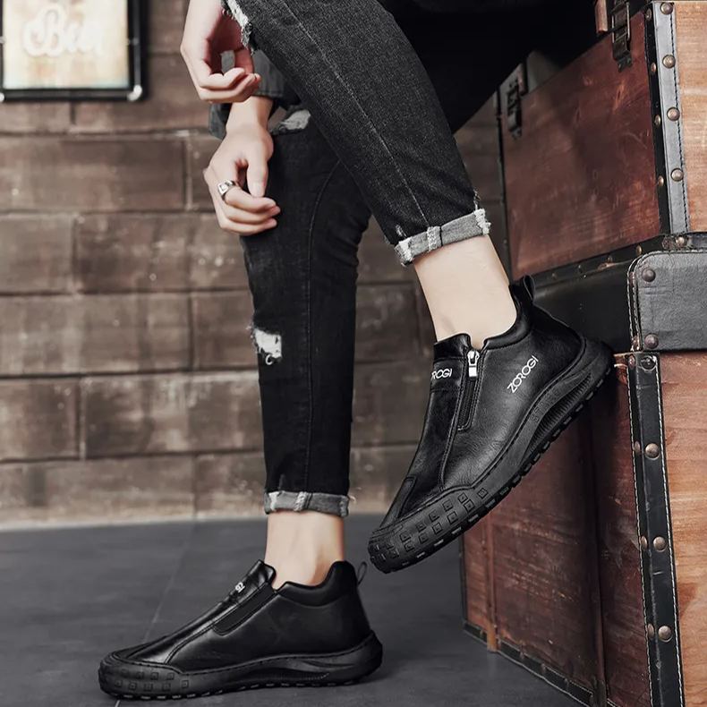 ⏰50% sleva pouze dnes 👞 Vyrobeno z vysoce kvalitní hovězí kůže, pohodlné na celodenní chůzi