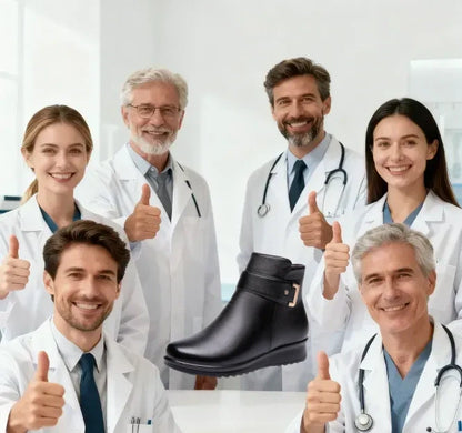 🔥Časově omezená nabídka dnes: sleva 50 %! ⏰- Zimní teplé kožené boty deconr®. 👍Ortopedická obuv navržená speciálně pro ženy. Podpora klenby pro snadnější chůzi.