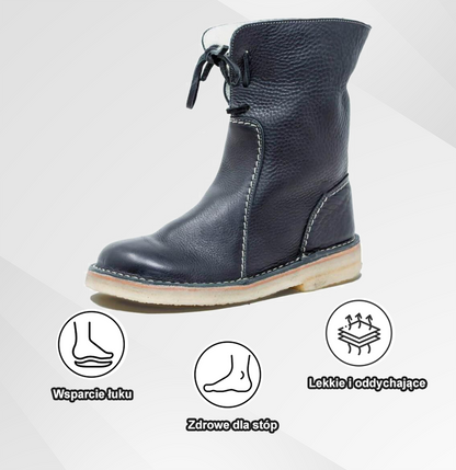 (🔥Časově omezená sleva 50 % – Nenechte si to ujít!)⏰ – Měkké a pohodlné vintage boty z ovčí kůže (s oporou klenby pro snadnější chůzi)